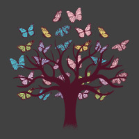 Butterfly Tree Design, Butterfly Tree Beautiful, Butterfly Tree, Beaut Vintage T-shirt | Artistshot