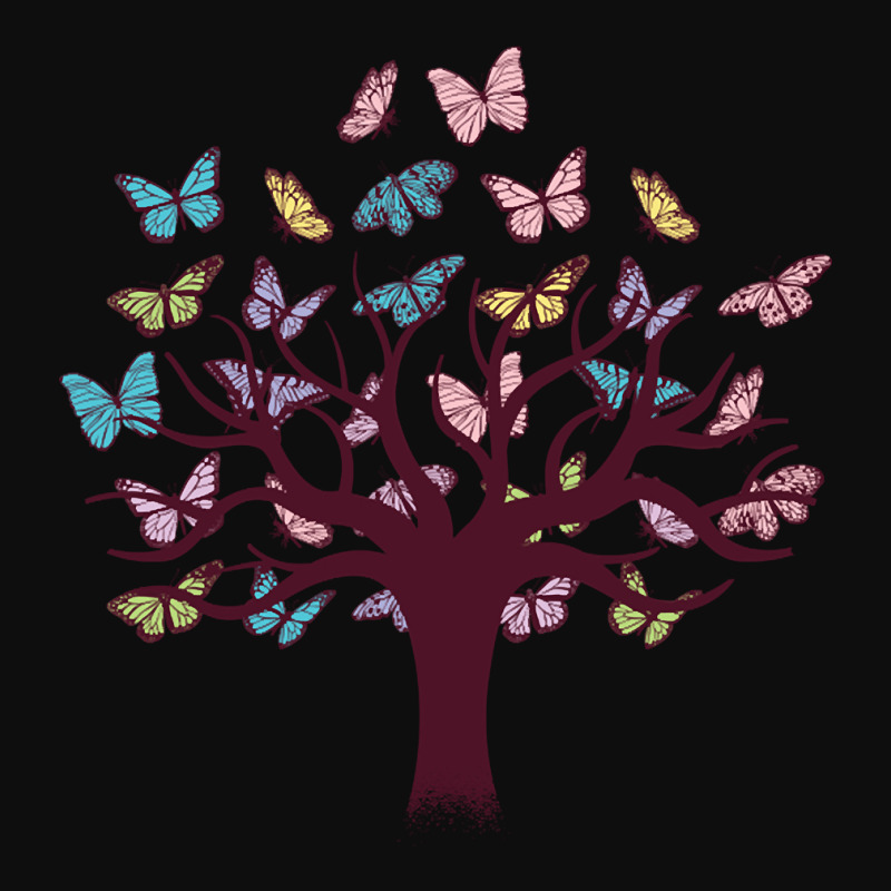 Butterfly Tree Design, Butterfly Tree Beautiful, Butterfly Tree, Beaut Crop Top by SHOPTTTTR5 | Artistshot