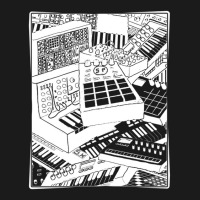 Synthesizer Art For Electronic Musician 1 Full-length Apron | Artistshot