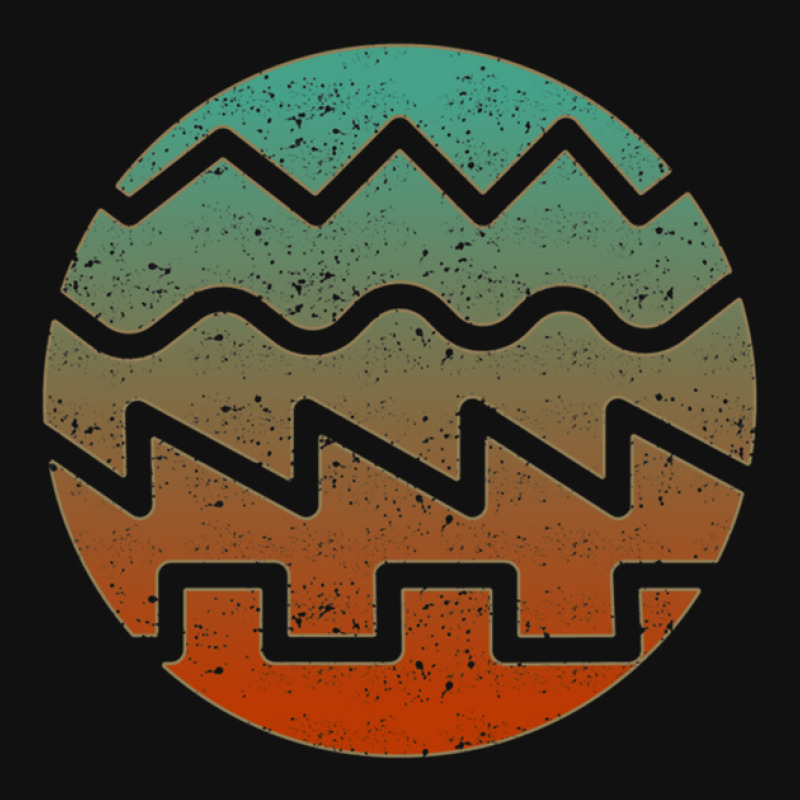 Synthesizer Fan Waveform Round Patch | Artistshot