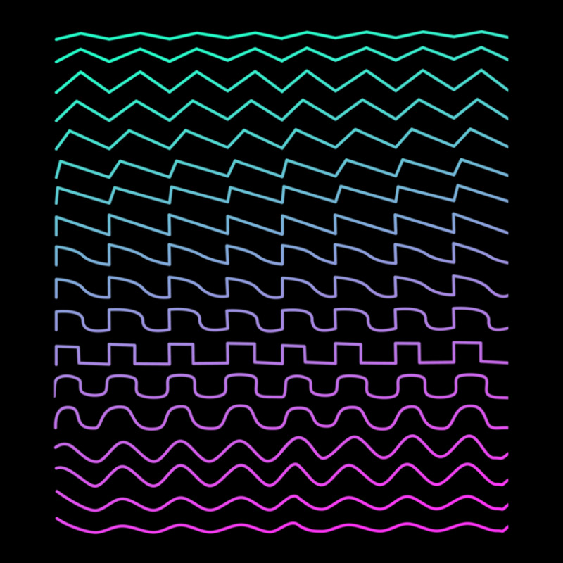 Synthesizer Waveforms Pocket T-shirt | Artistshot