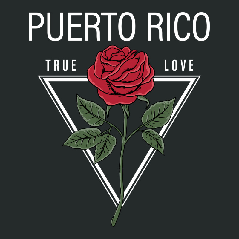 Puerto Rico True Love For Dark Women's Triblend Scoop T-shirt by autlu2024 | Artistshot