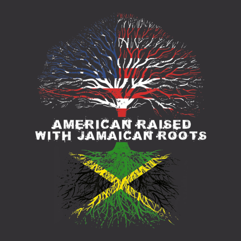 American Raised With Jamaican Roots Jamaica Vintage Hoodie | Artistshot