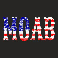 Moab Gbu 43b T Shirt Vintage Usa Flag Mother Of All Bombs Ladies Fitted T-shirt | Artistshot