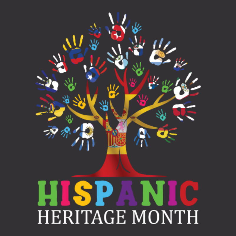 National Hispanic Heritage Month Hand Flag Tree Roots Latino Vintage Short by cm-arts | Artistshot