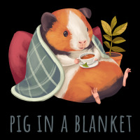 Cozy Guinea Pig In Blanket, Pig In A Blanket, Cozy Guinea Pig, In A Bl Fleece Short | Artistshot