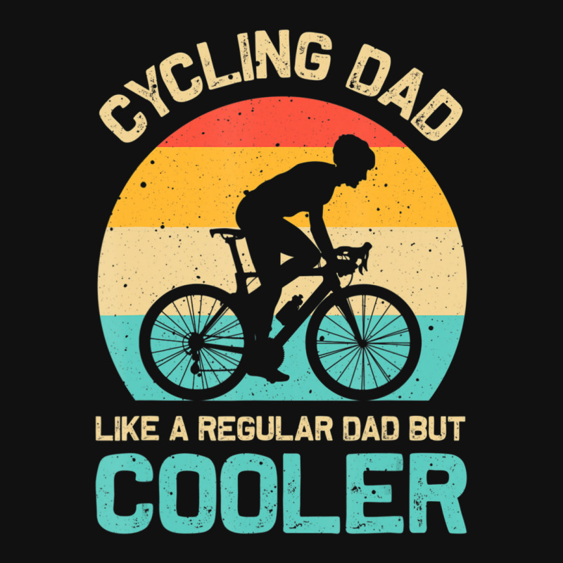 Cycling Dad Like A Regular Dad But Cooler Cyclist Baby Bibs | Artistshot