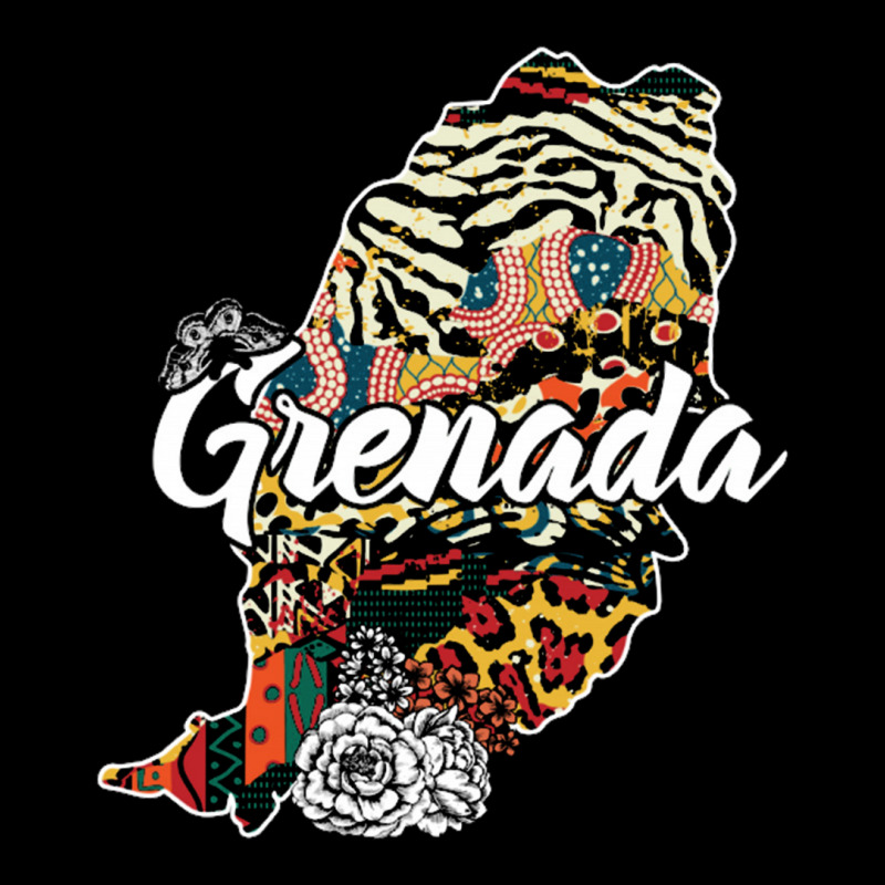 Grenada Map For Dark Zipper Hoodie | Artistshot