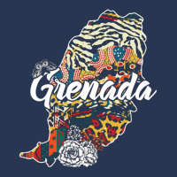 Grenada Map For Dark Men Denim Jacket | Artistshot