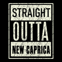 Straight Outta New Caprica Zipper Hoodie | Artistshot