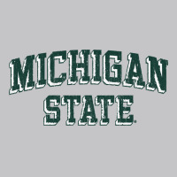 Michigan State Spartans Retro Arch Heather Gray Pullover Hoodie Baby Bodysuit | Artistshot