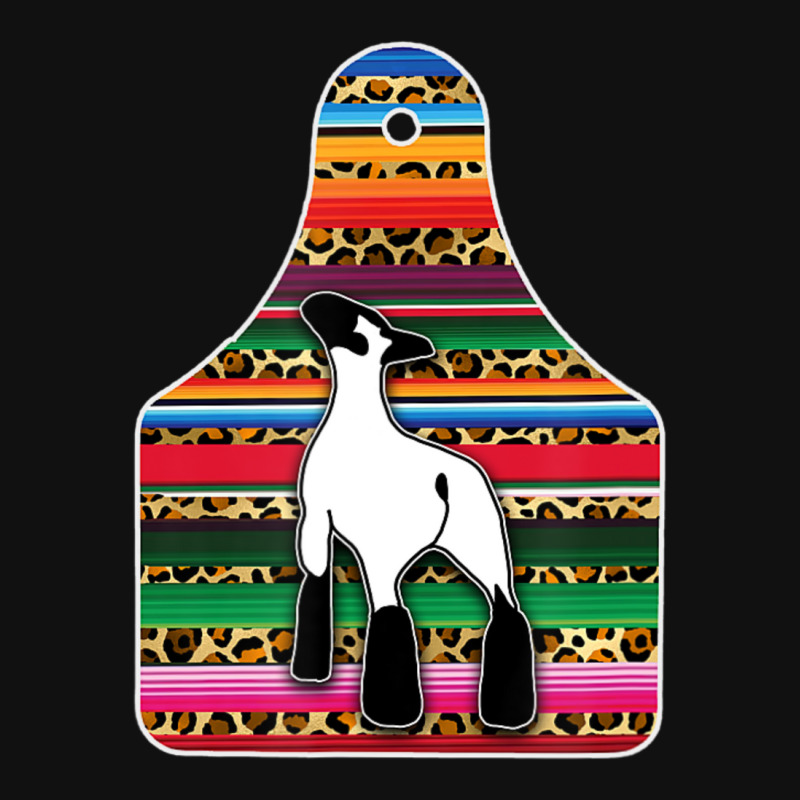 Serape Cheetah Animal Tag Livestock Show Lamb Baby Beanies | Artistshot