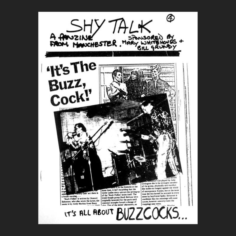 Shytalk 4   Fanzine   Buzzcocks   Manchester   Punk   Brass Tacks '77 3/4 Sleeve Shirt | Artistshot