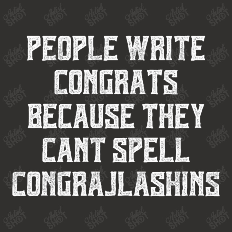 People Write Congrats Because They Can't Spell Congratulation For Dark Champion Hoodie by Edithallenbb | Artistshot