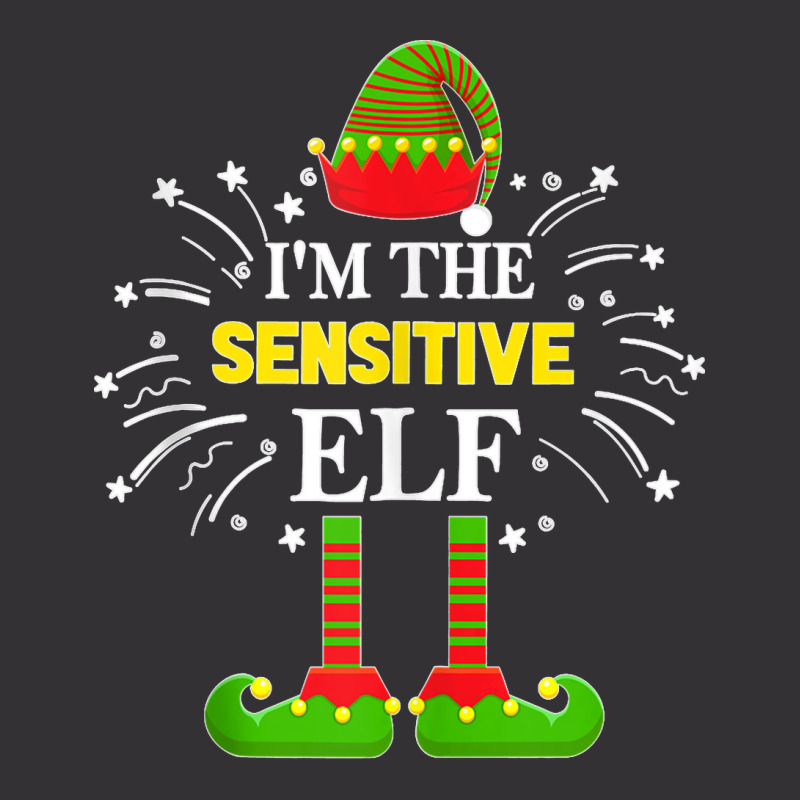 I'm The Sensitive Elf Family Matching Group Xmas Costume Tank Top Vintage Short by cm-arts | Artistshot