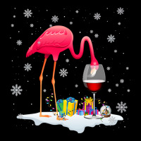 Flamingo Tropical Funny Pink Flamingo Drink Wine On Christmas Xmas 497 Long Sleeve Shirts | Artistshot