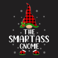 Matching Family Buffalo Plaid The Smartass Gnome Christmas T Shirt T-shirt | Artistshot