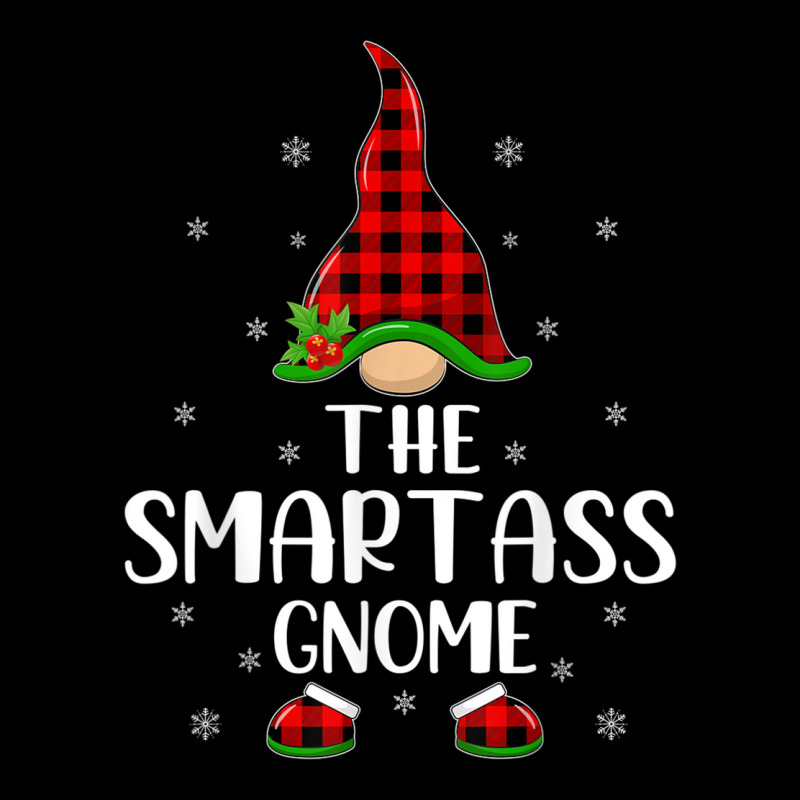 Matching Family Buffalo Plaid The Smartass Gnome Christmas T Shirt Zipper Hoodie | Artistshot