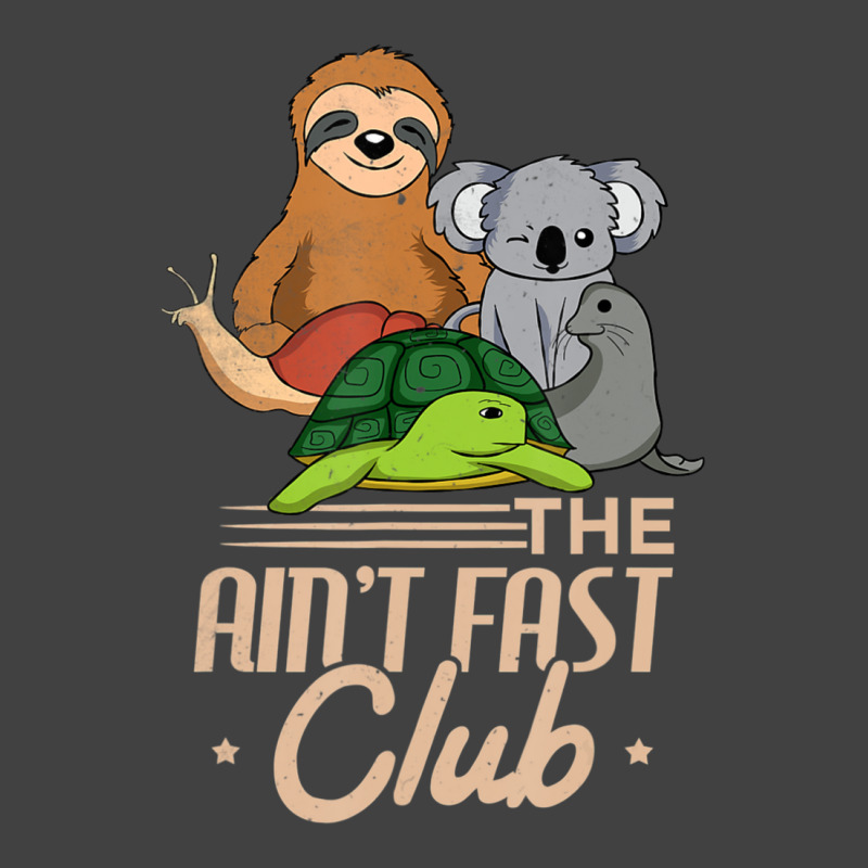 The Aint Fast Club And Cute Slow Animals Vintage T-Shirt by Kanmopsuk45 | Artistshot