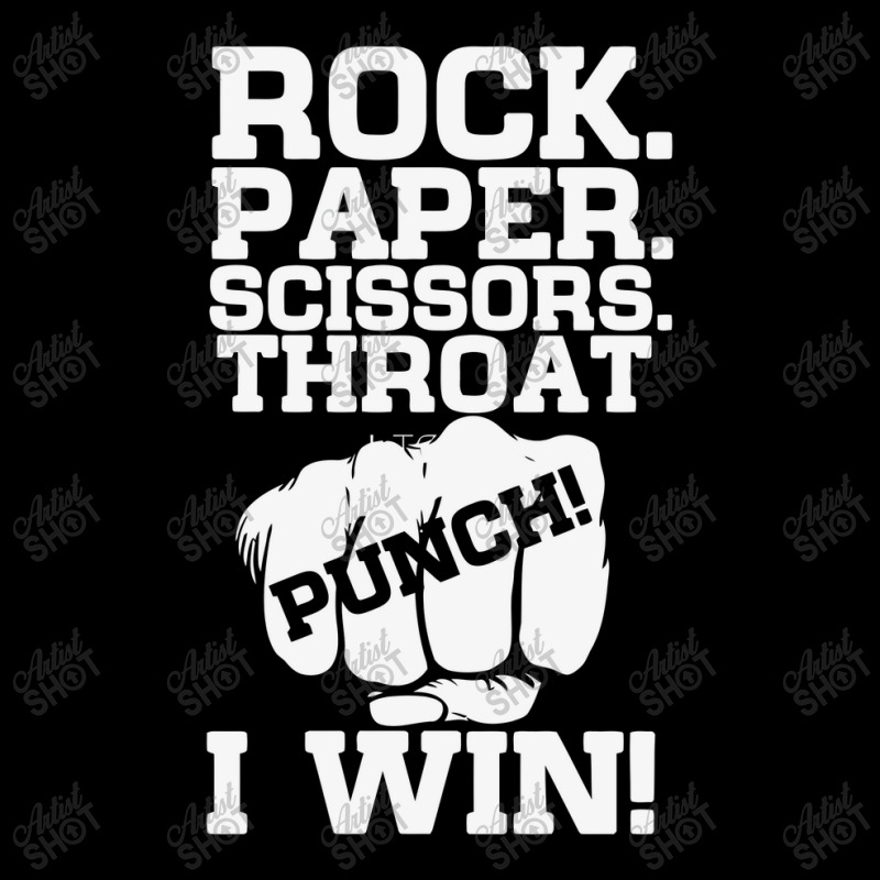 Rock Paper Scissors Throat Punch I Win Lightweight Hoodie | Artistshot