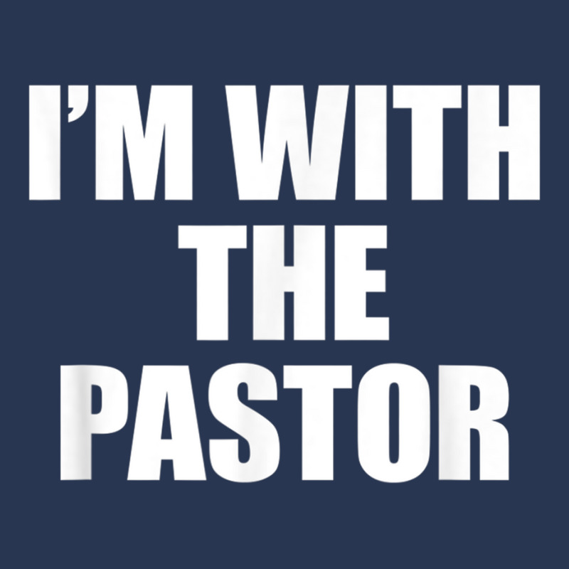 I'm With The Pastor Christian, Cute Pastors Wife Tshirt Ladies Denim Jacket by cm-arts | Artistshot