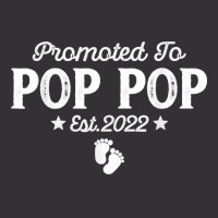 Promoted To Pop Pop Est 2022 Father's Day For New Pop Pop Vintage Short | Artistshot