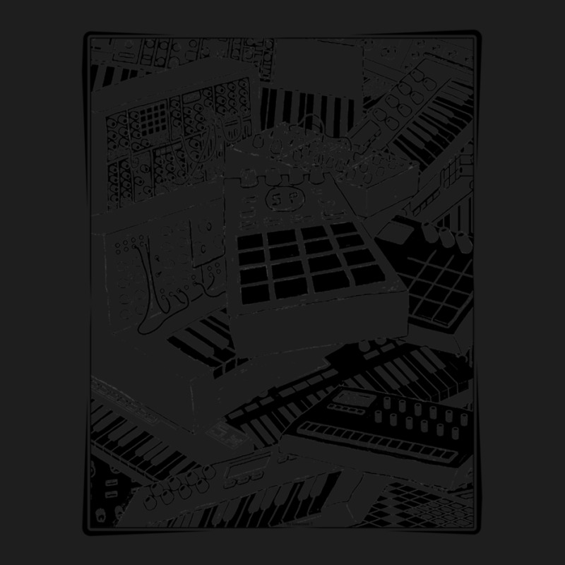 Synthesizer Art For Electronic Musician Classic T-shirt | Artistshot