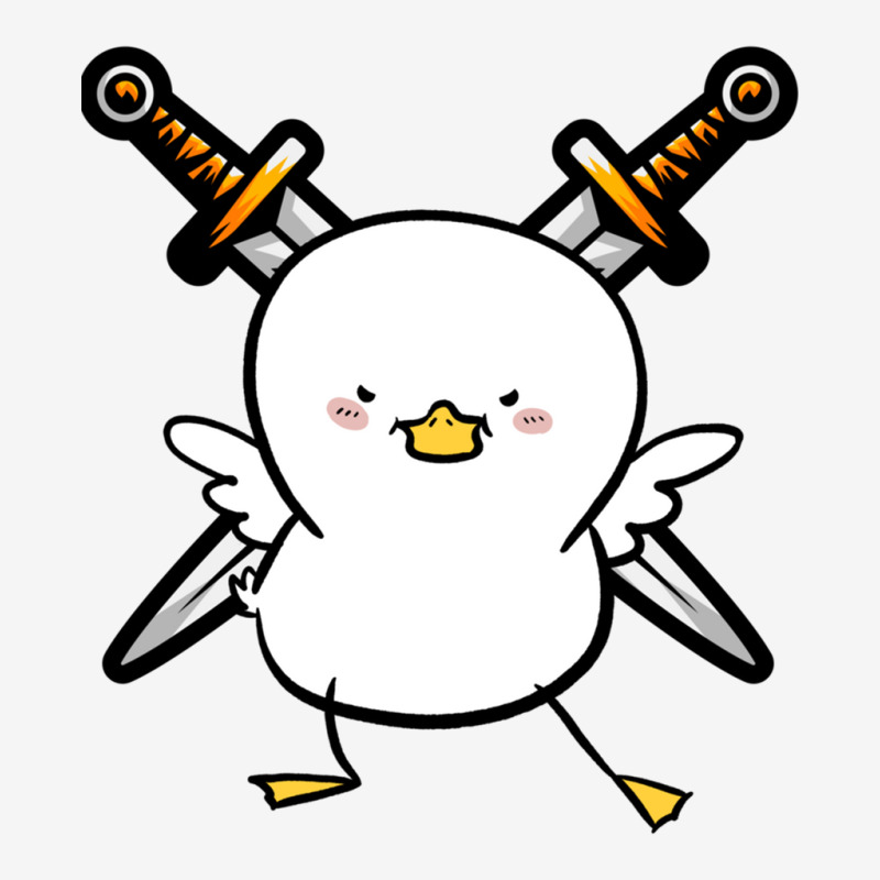 Angry Duck With A Sword   - Copy Ladies Polo Shirt by cm-arts | Artistshot