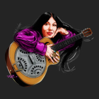 Buffy Sainte Marie - An Illustration By Paul Cemmick 3/4 Sleeve Shirt | Artistshot