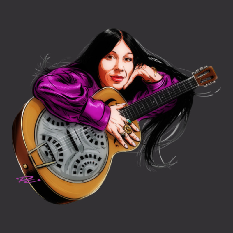 Buffy Sainte Marie - An Illustration By Paul Cemmick Vintage Short | Artistshot