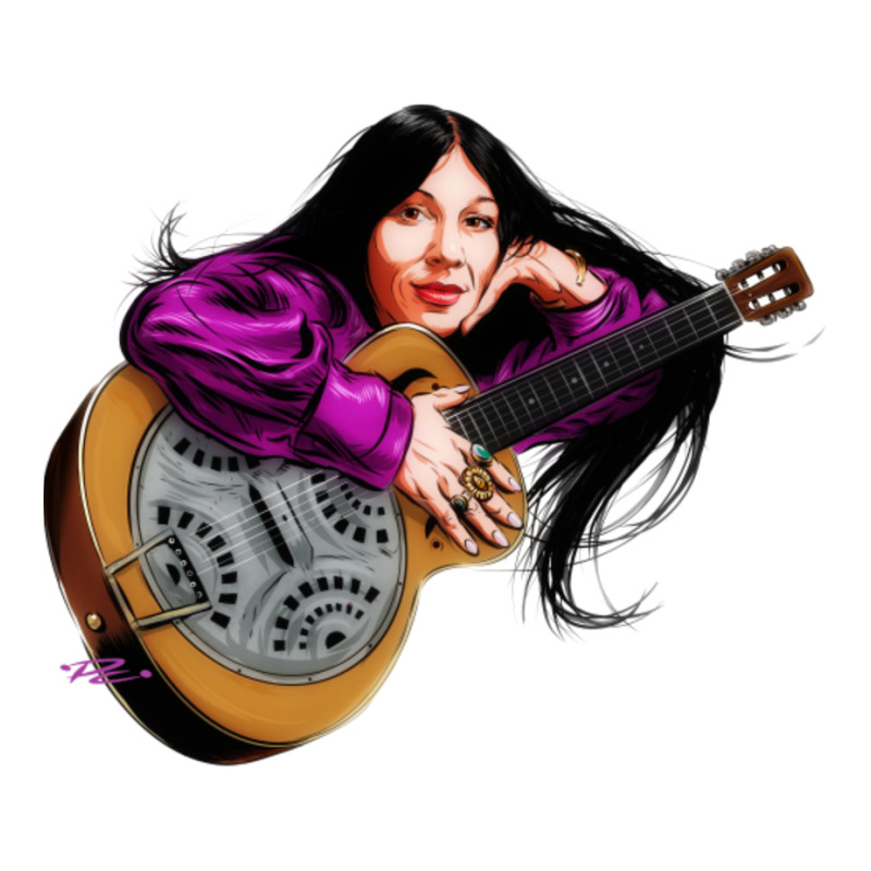 Buffy Sainte Marie - An Illustration By Paul Cemmick Sticker | Artistshot