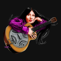 Buffy Sainte Marie - An Illustration By Paul Cemmick Round Patch | Artistshot