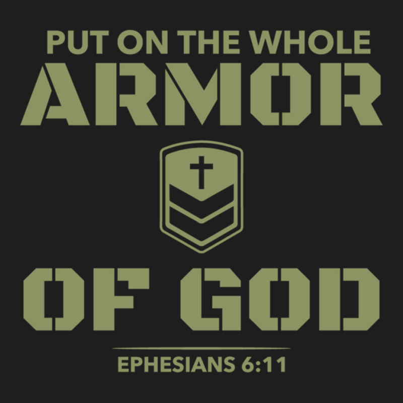 Armor Of God Warrior Bible Verse Ephesians 611 Military Long Sleeve T Classic T-shirt | Artistshot