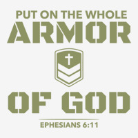 Armor Of God Warrior Bible Verse Ephesians 611 Military Long Sleeve T Baby Bibs | Artistshot