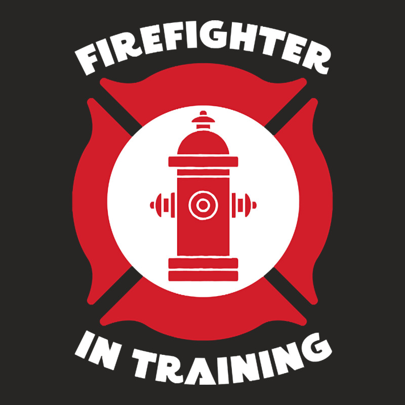 Firefighter In Training, Firefighter Cool Gift, Firefighter In Trainin Ladies Fitted T-Shirt by SHOPTRUI4 | Artistshot