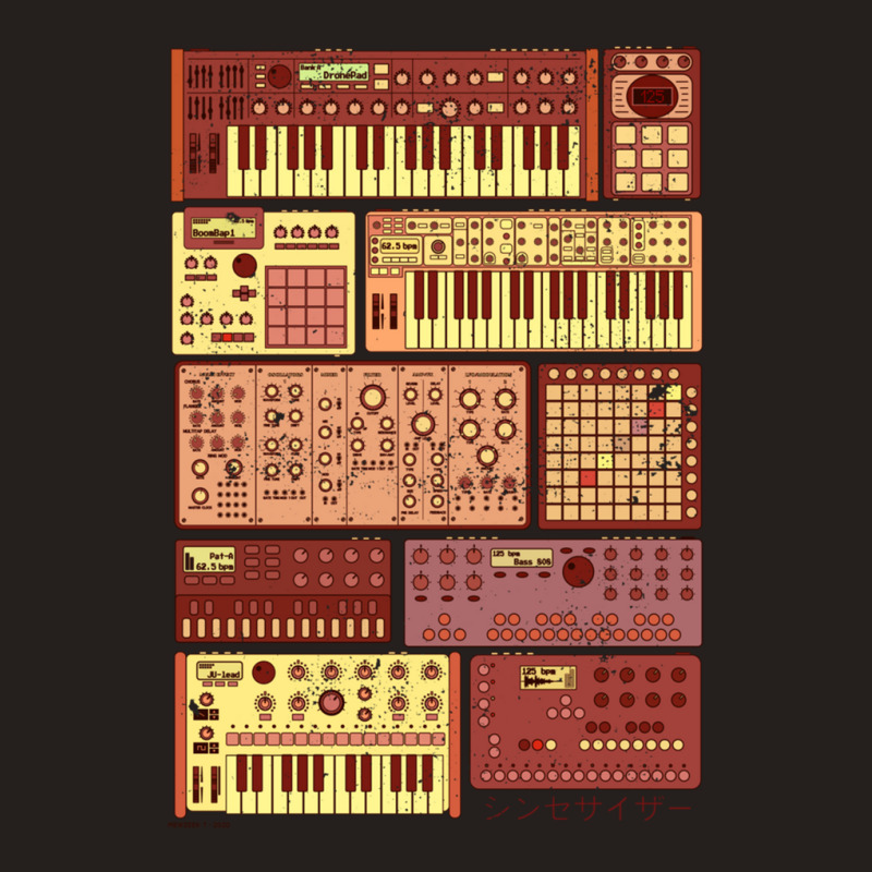 Synthesizers And Electronic Music Instruments Tank Top | Artistshot