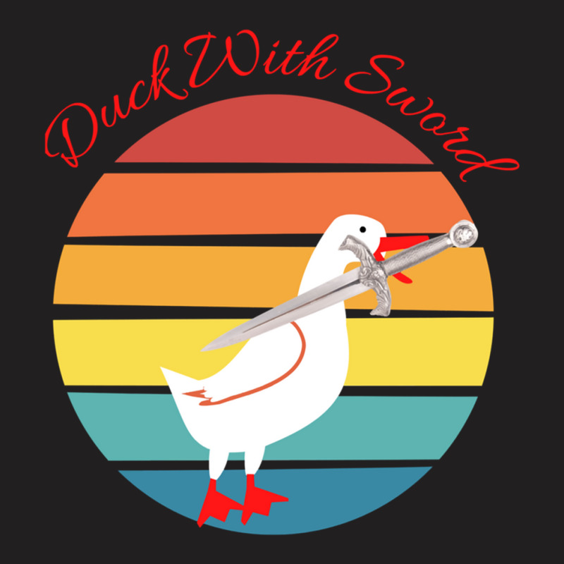 Duck With A Sword                   (2) T-Shirt by cm-arts | Artistshot