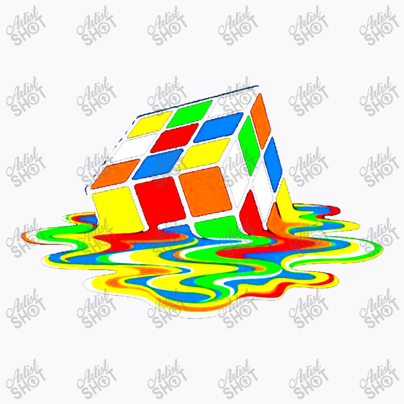 Melting Rubik's Cube Big Bang Theory T-shirt | Artistshot