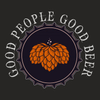 Good People Good Beer For Dark Ladies Fitted T-shirt | Artistshot