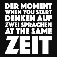 Der Moment German Language Bilingual Speaker Crop Top | Artistshot