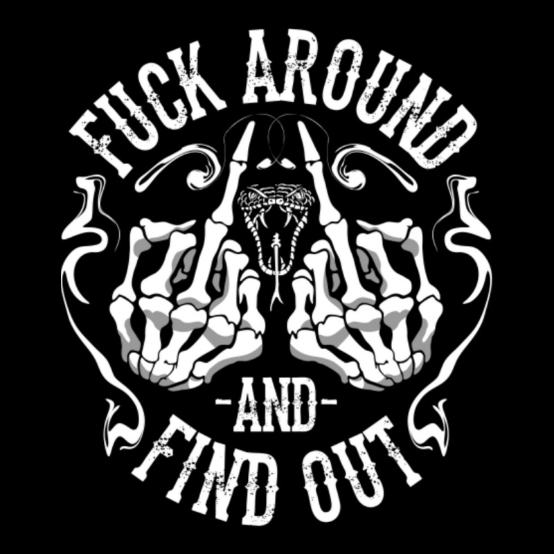 Fuck Around And Find Out Middle Finger Snake Head With Smoke Zipper Hoodie | Artistshot