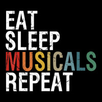 Eat Sleep Musicals Repeat Theatre Life Drama Theater Pocket T-shirt | Artistshot