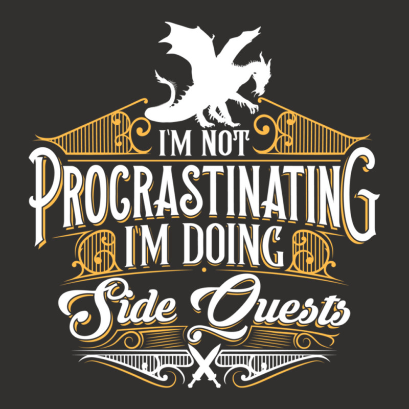 Not Procrastinating Side Quests Funny Rpg Gamer Dragons Pullover Hoodi Champion Hoodie by cm-arts | Artistshot