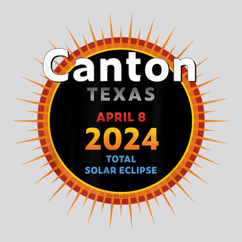 Canton Texas Tx Total Solar Eclipse 2024  2  T Shirt Women's Triblend Scoop T-shirt | Artistshot