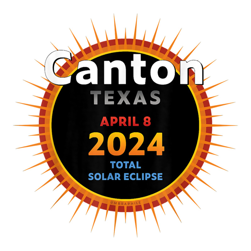 Canton Texas Tx Total Solar Eclipse 2024  2  T Shirt Long Sleeve Shirts | Artistshot