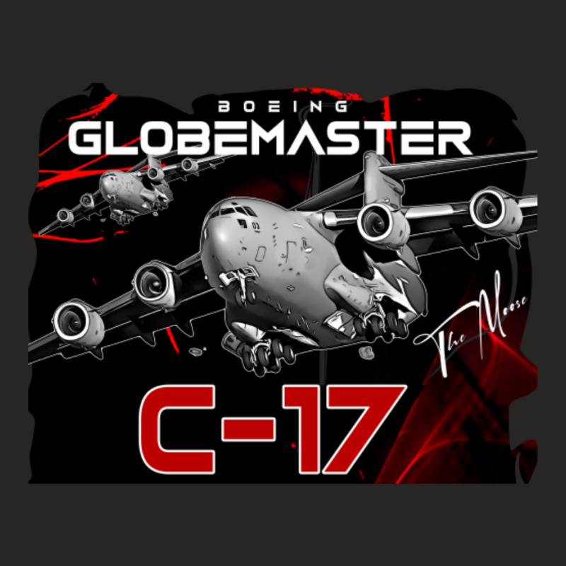 C-17 Globemaster Military Aircraft Ladies Fitted T-Shirt by cm-arts | Artistshot