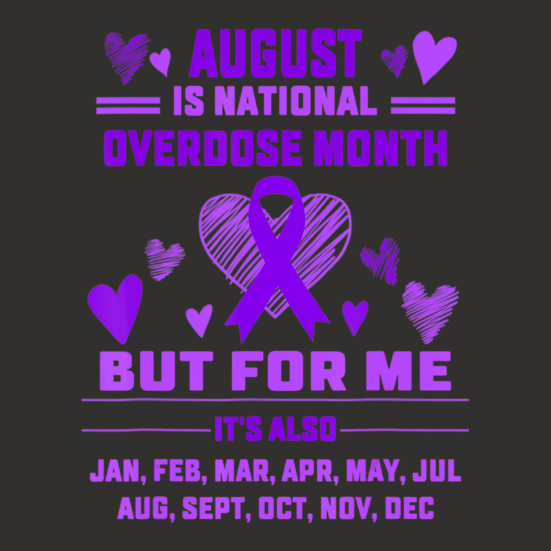 Heart Ribbon June Is National Overdose Awareness Champion Hoodie | Artistshot