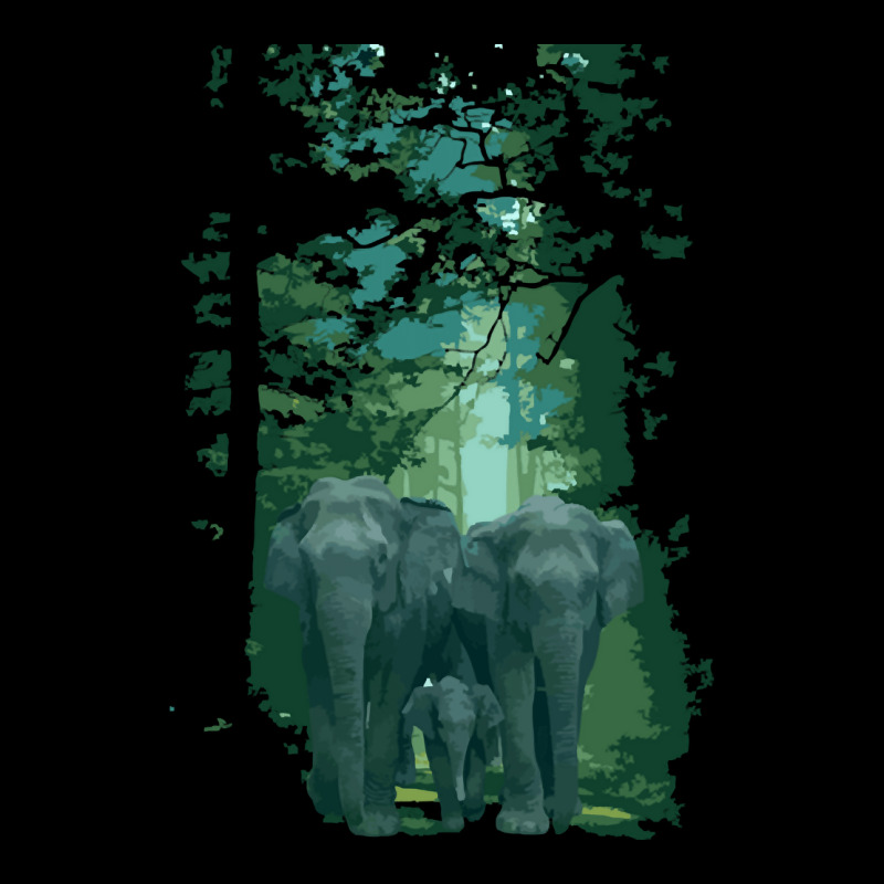 Elephants And Forests, Elephants And Forests Vintage, Elephants Forest Pocket T-Shirt by SHOPTRUI4 | Artistshot