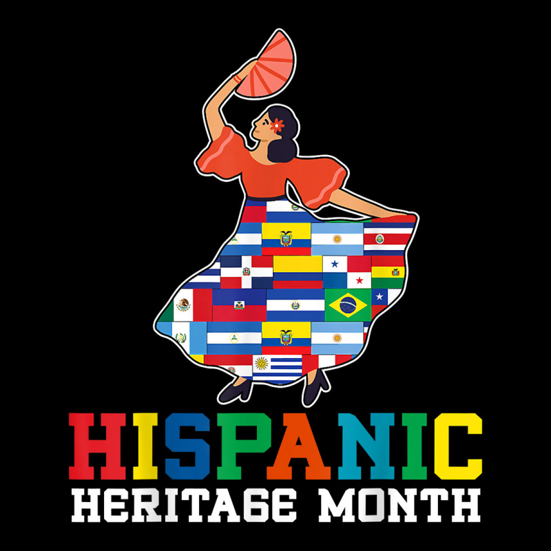 Dancing Latino Latinx Countries Flag Hispanic Heritage Month T Shirt Adjustable Cap by hankeajrippleex5 | Artistshot