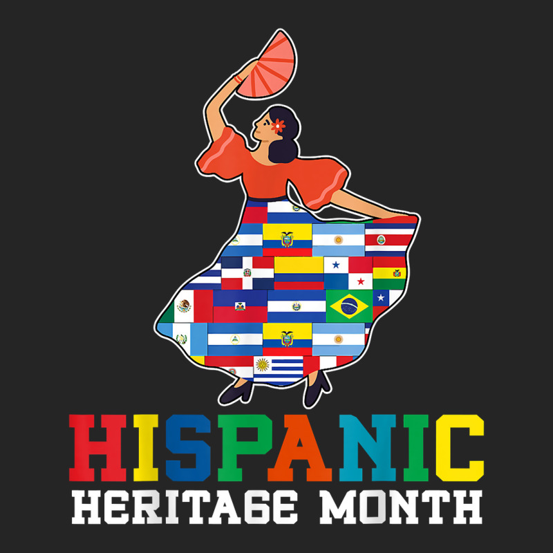 Dancing Latino Latinx Countries Flag Hispanic Heritage Month T Shirt Unisex Hoodie by hankeajrippleex5 | Artistshot